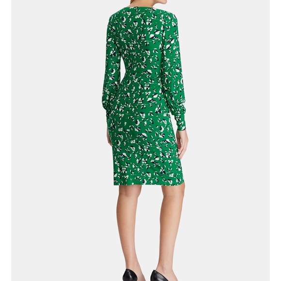 Lauren Ralph Lauren Floral Print Jersey Dress - Picture 3 of 9